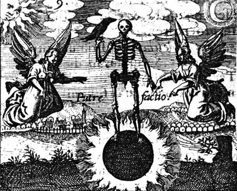 Alchemical engraving, putre factio – @observingmatters-blog on Tumblr