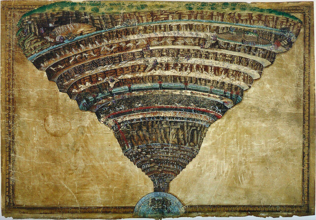 Divine Comedy Illustrated by Botticelli - Wikipedia