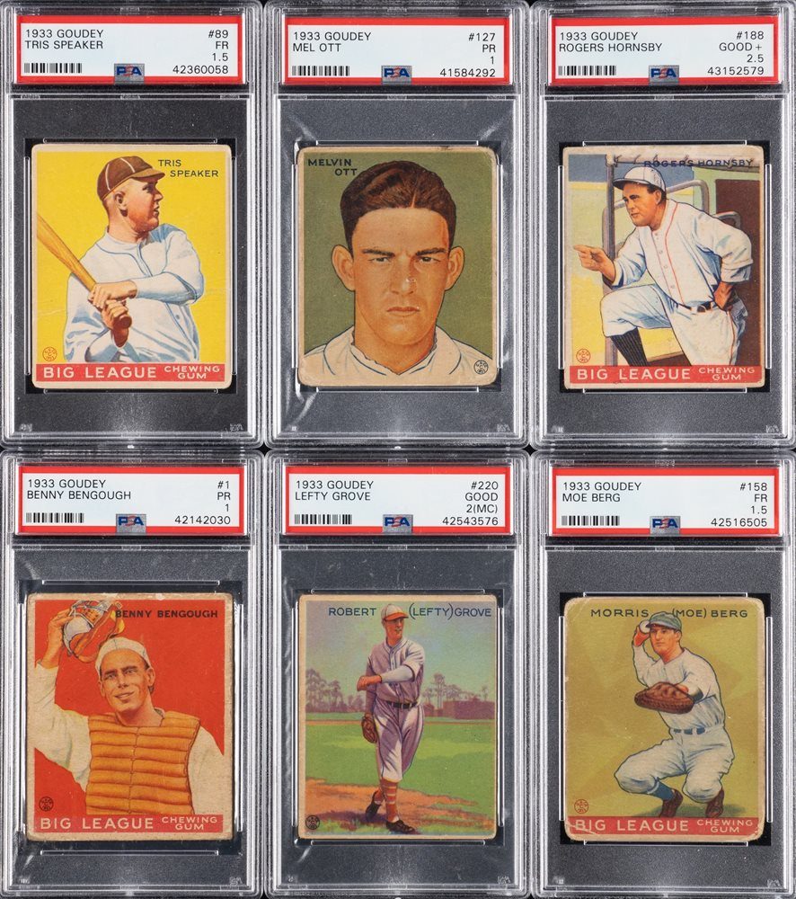 Auction Prices Realized Baseball Cards 1933 GOUDEY Tris Speaker