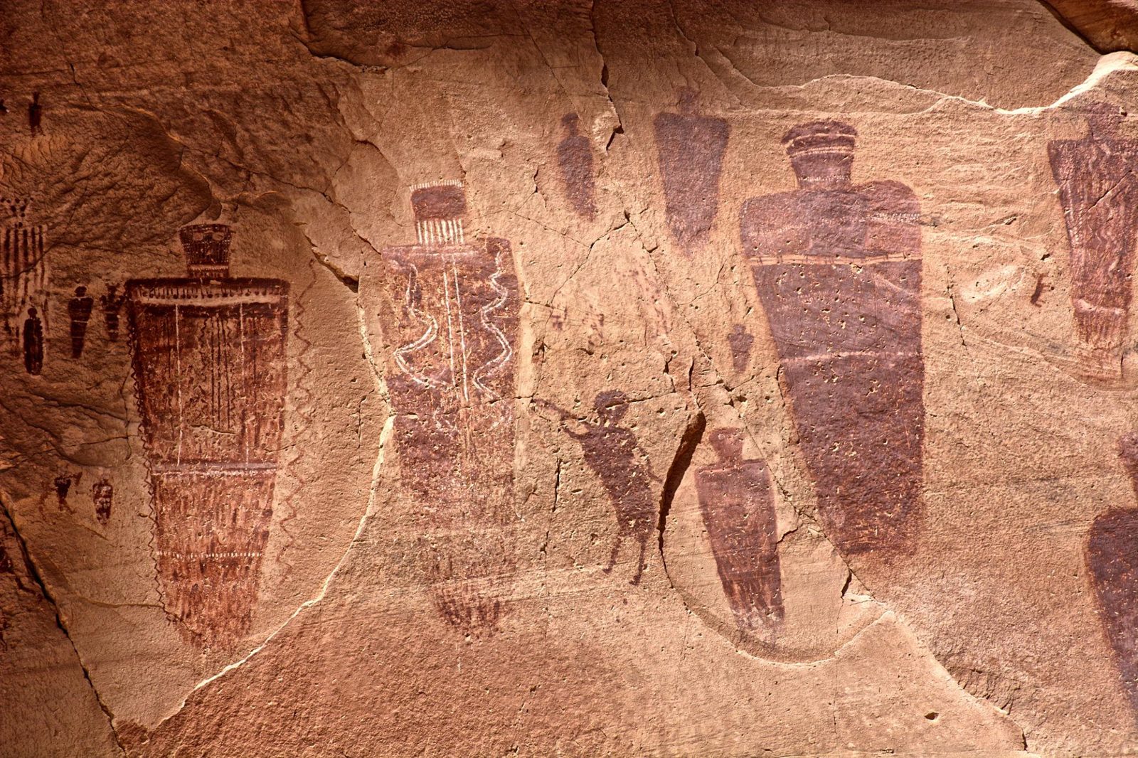 Horseshoe Canyon Petroglyphs, Utah USA