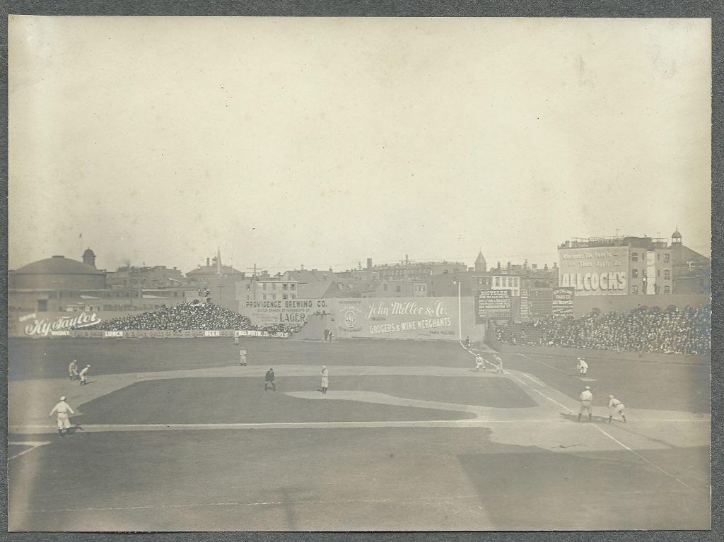 August 21, 1897 Pittsburgh v. Boston, South End Grounds, Boston, MA –  Gumshoe_Baseball